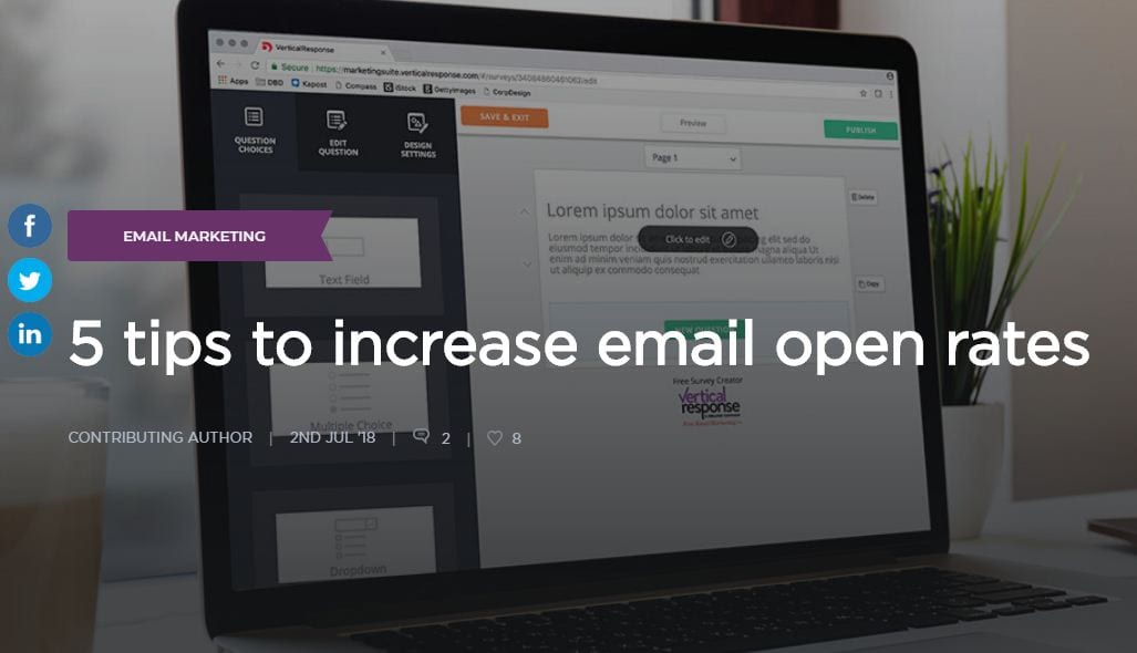 5 consejos para aumentar sus tasas de apertura de email